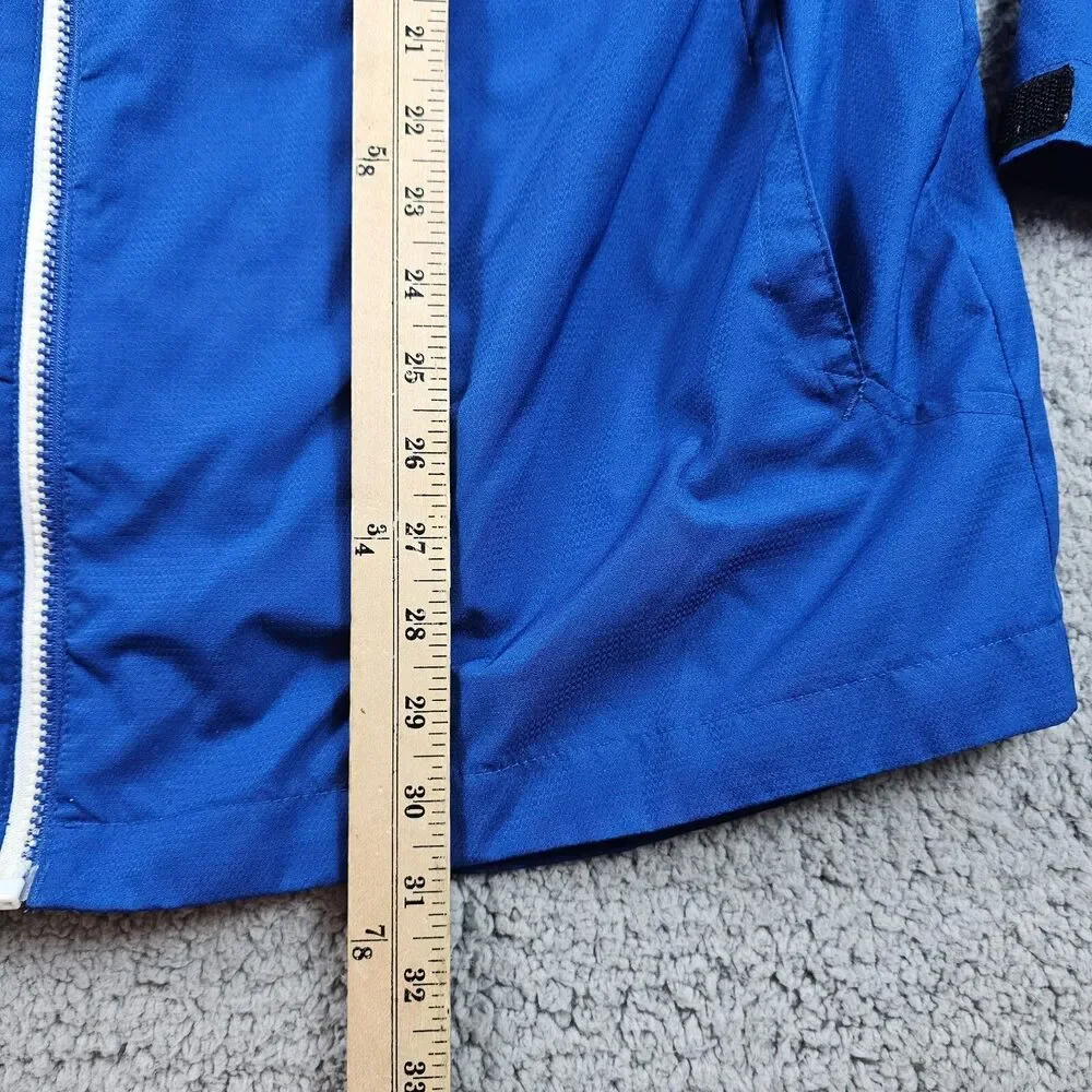 Indianapolis Colts Jacket Mens Medium Blue Reebok NFL Windbreaker Full Zip